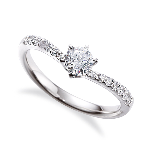 14ピースのメレーダイヤが輝くリング